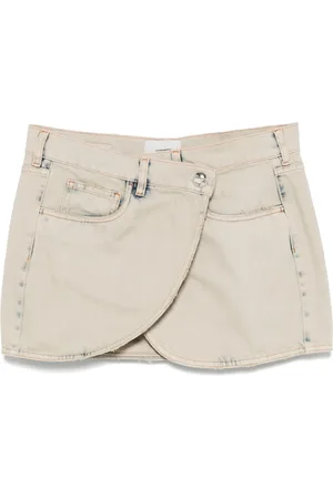 COPERNI Dames, Rokken, Grijs, Maat: XS Denim