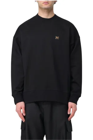 Palm Angels Heren, Sweatshirts & Hoodies, Zwart, Maat: XS