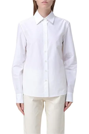 Fabiana Filippi Dames, Blouses & Shirts, Wit, Maat: M Katoen
