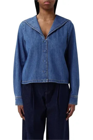 Frame Dames, Overhemden, Blauw, Maat: S Denim