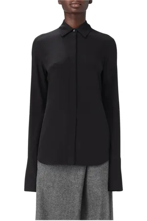 Max Mara Dames, Blouses & Shirts, Zwart, Maat: XS Zijde
