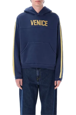 ERL Heren, Sweatshirts & Hoodies, Blauw, Maat: L Katoen
