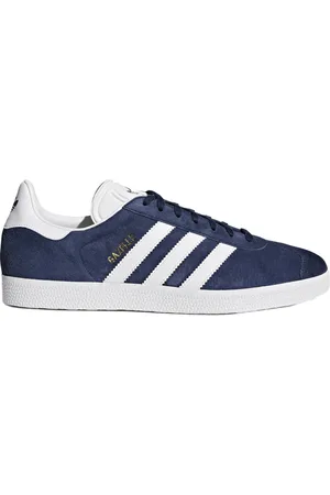 adidas Heren, Schoenen, Blauw, Maat: 42 2/3 EU Leer