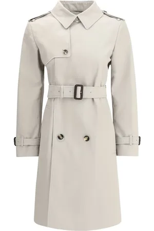Burberry Dames, Mantels, Grijs, Maat: XS Katoen