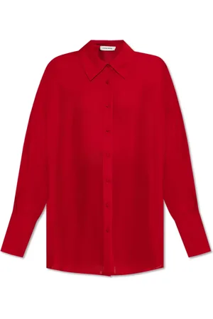 ANINE BING Dames, Blouses & Shirts, Rood, Maat: M Zijde