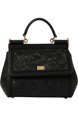 Dolce & Gabbana Dames, Tassen, Zwart, Maat: ONE Size Leer