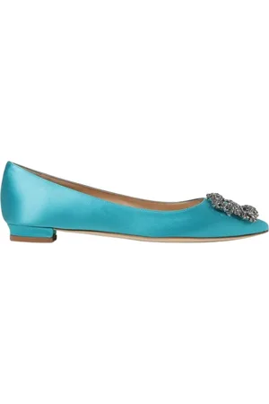 Manolo Blahnik Dames, Schoenen, Blauw, Maat: 38 1/2 EU