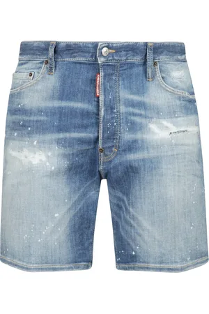 Dsquared2 Heren, Korte broeken, Blauw, Maat: XL Denim