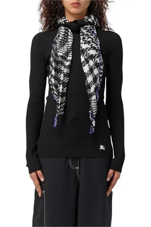 Burberry Dames, Truien, Zwart, Maat: M Zijde
