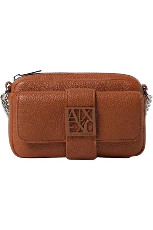 Armani Exchange Dames, Tassen, Bruin, Maat: ONE Size Leer