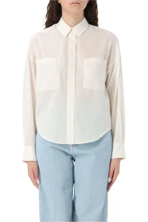 Calvin Klein Dames, Blouses & Shirts, Wit, Maat: S