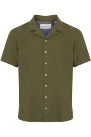 Blend Heren, Overhemden, Groen, Maat: XL