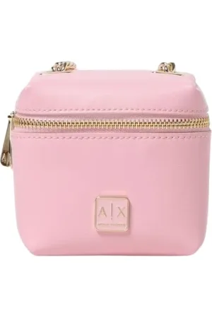 Armani Exchange Dames, Tassen, Roze, Maat: ONE Size Leer