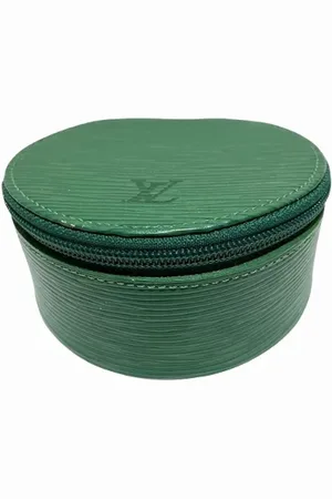 LOUIS VUITTON Dames, Pre-owned, Groen, Maat: ONE Size Leer
