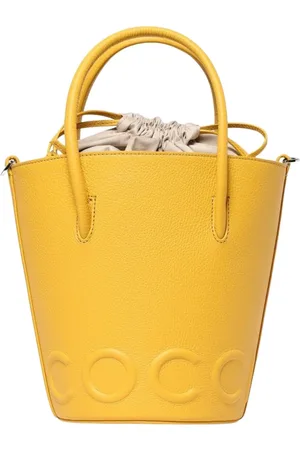 Coccinelle Dames, Tassen, Geel, Maat: ONE Size Leer