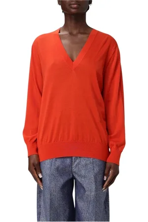 Bottega Veneta Dames, Truien, Rood, Maat: M