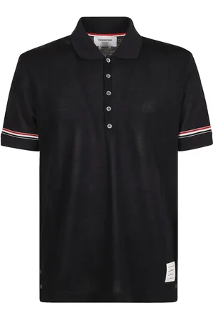 Thom Browne Heren, Tops, Blauw, Maat: L Katoen