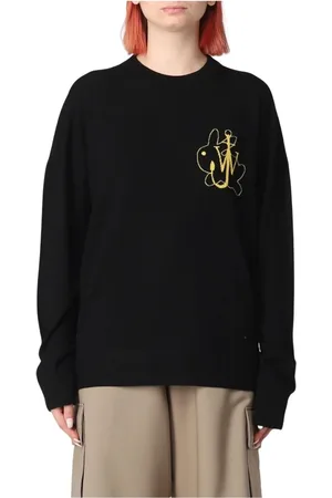 J.W.Anderson Dames, Truien, Zwart, Maat: S Wol