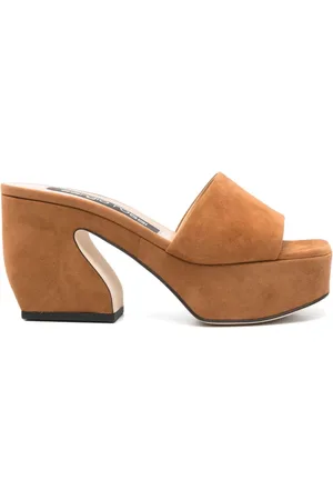 Sergio Rossi Dames, Schoenen, Bruin, Maat: 38 EU