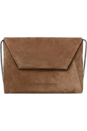 Brunello Cucinelli Dames, Tassen, , Maat: ONE Size Suède