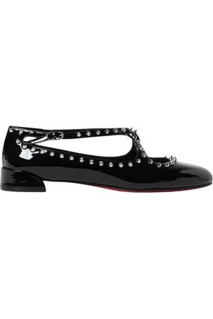 Christian Louboutin Dames, Schoenen, Zwart, Maat: 40 EU Leer