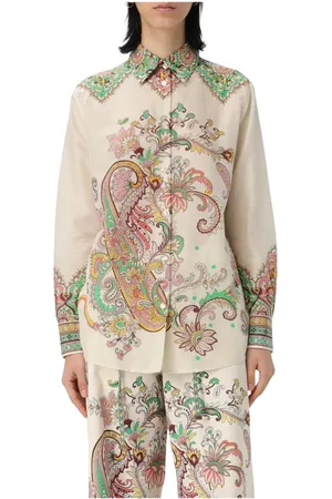 Etro Dames, Blouses & Shirts, Veelkleurig, Maat: XS Katoen