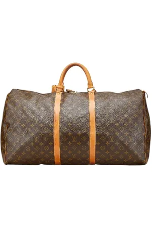 LOUIS VUITTON Unisex, Pre-owned, Bruin, Maat: ONE Size Leer