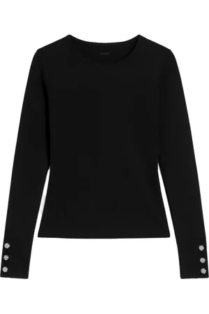 Guess Dames, Truien, Zwart, Maat: M Viscose