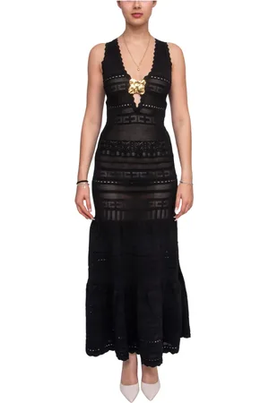 Elisabetta Franchi Dames, Jurken, Zwart, Maat: S
