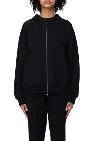 Brunello Cucinelli Dames, Sweatshirts & Hoodies, Zwart, Maat: L