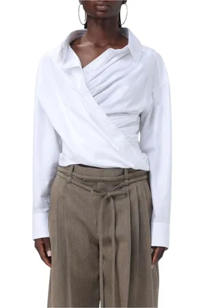 Alexander Wang Dames, Blouses & Shirts, Wit, Maat: M Katoen