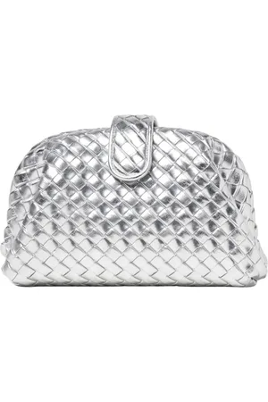 Bottega Veneta Dames, Tassen, Grijs, Maat: ONE Size Leer