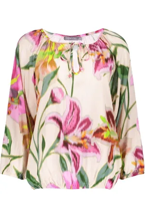 Geisha Dames, Blouses & Shirts, Veelkleurig, Maat: 3XL Viscose