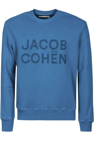 Jacob Cohen Heren, Sweatshirts & Hoodies, Blauw, Maat: L Katoen