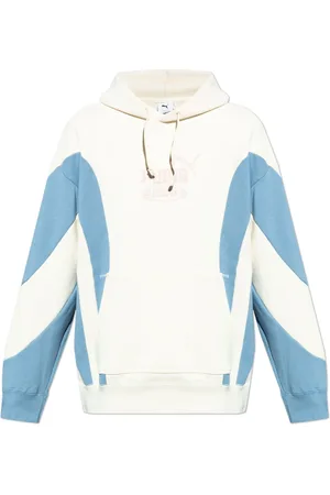 PUMA Heren, Sweatshirts & Hoodies, Wit, Maat: S Katoen