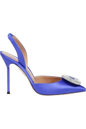 Aquazzura Dames, Schoenen, Paars, Maat: 41 EU