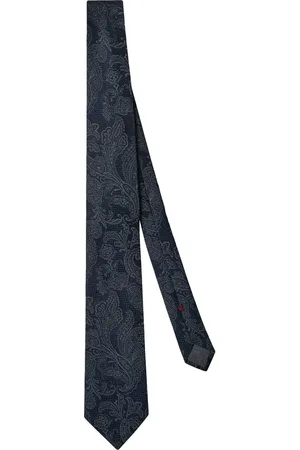 Brunello Cucinelli Heren, Accessoires, Blauw, Maat: ONE Size Zijde