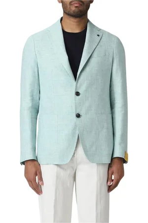 TAGLIATORE Heren, Jassen, Blauw, Maat: L Linnen