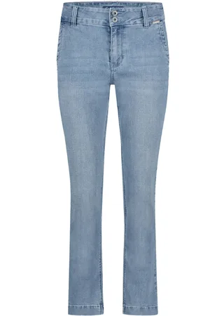 Red Button Dames, Jeans, Blauw, Maat: S Katoen