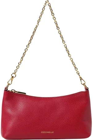 Coccinelle Dames, Tassen, Rood, Maat: ONE Size Leer