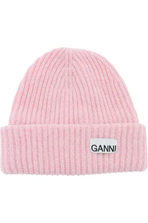Ganni Dames, Accessoires, Roze, Maat: ONE Size Wol