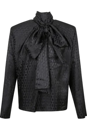 ANINE BING Dames, Blouses & Shirts, Zwart, Maat: S Zijde