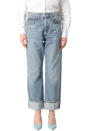 AGOLDE Dames, Jeans, Blauw, Maat: W25 Katoen