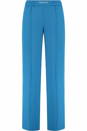 Harper & Yve Dames, Broeken, Blauw, Maat: XS Poliester