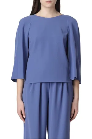 Emporio Armani Dames, Blouses & Shirts, Blauw, Maat: S