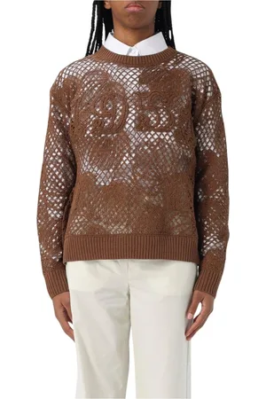 Max Mara Dames, Truien, Bruin, Maat: XS Katoen