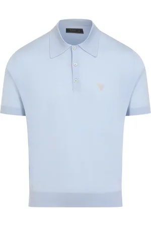 Prada Heren, Tops, Blauw, Maat: L Wol