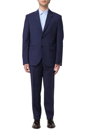 Manuel Ritz Heren, Pakken, Blauw, Maat: 2XL Leer