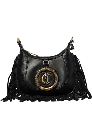 Roberto Cavalli Dames, Tassen, Zwart, Maat: ONE Size Leer
