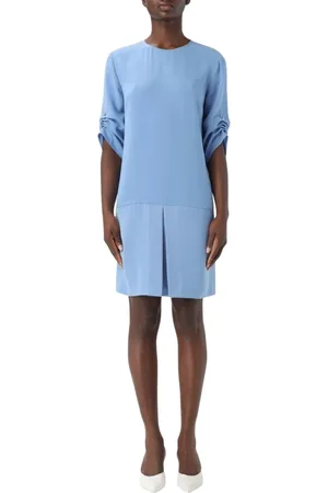 Liu Jo Dames, Jurken, Blauw, Maat: S